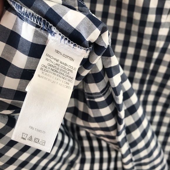 Vineyard Vines white and blue checkered top - Picture 10 of 11